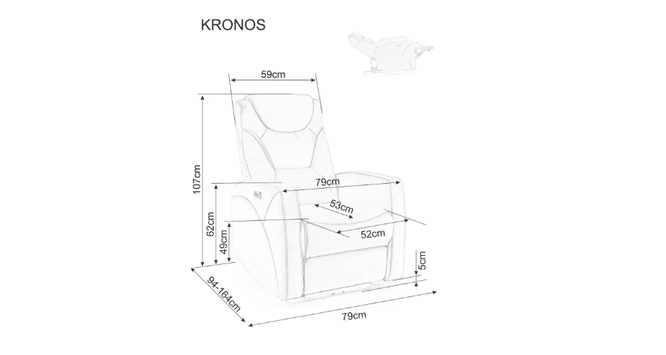Fotelis KRONOS VELVET