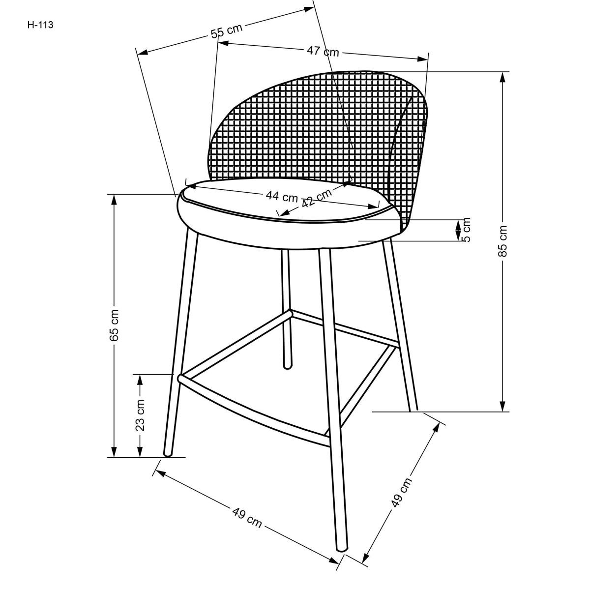 Baro kėdė H-113