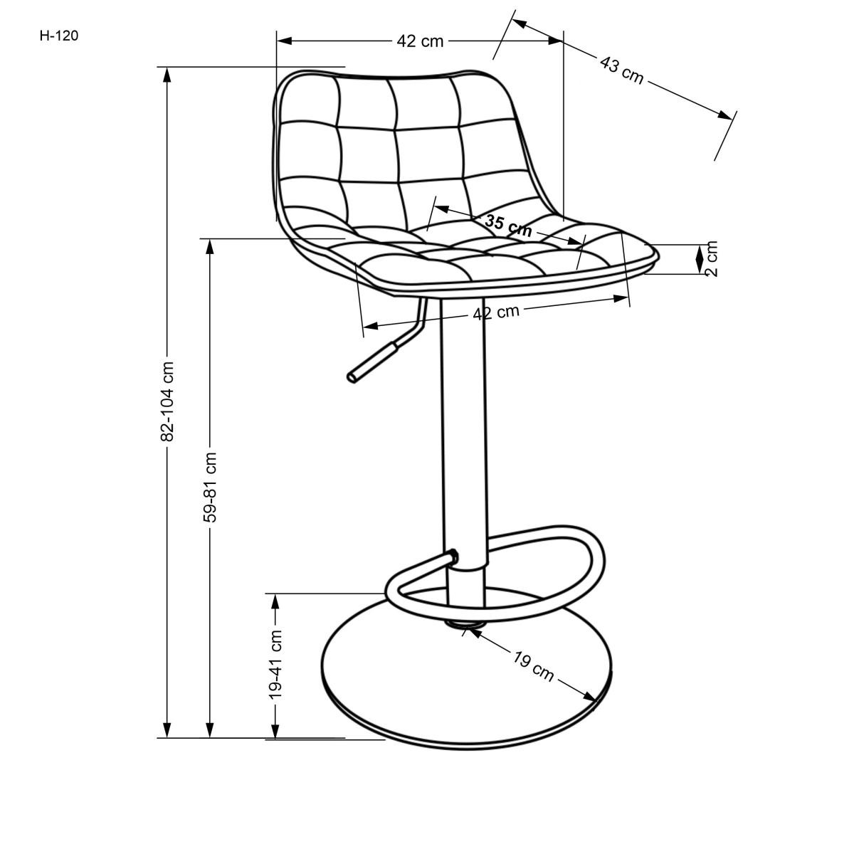 Baro kėdės H-120