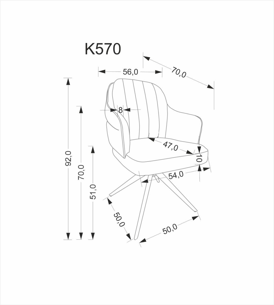 Kėdė K-570