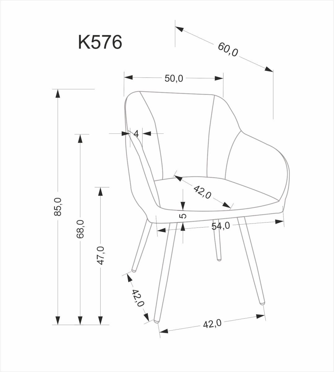 Valgomojo komplektas - Stalas QUBIK+ Kėdės K576