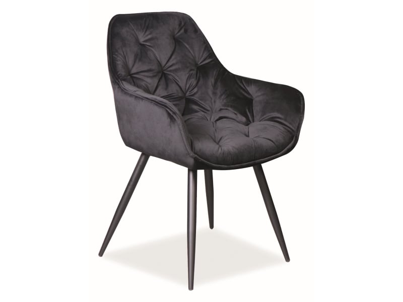 Valgomojo komplektas - Stalas ARMANI CERAMIC + Kėdės CHERRY VELVET