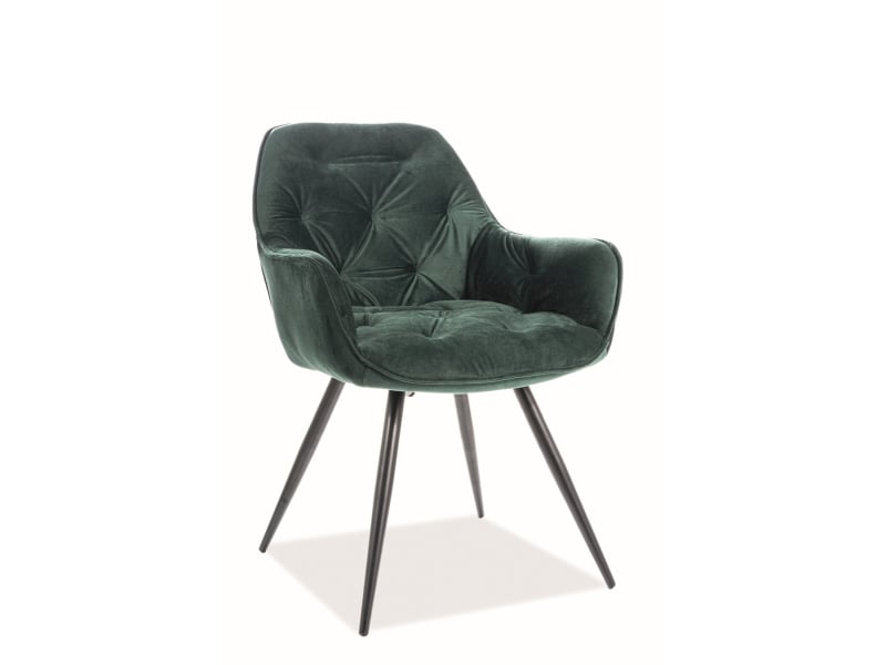 Valgomojo komplektas - Stalas ARMANI CERAMIC + Kėdės CHERRY VELVET