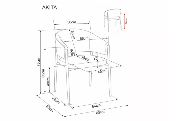 Kėdė AKITA