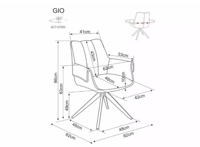 Kėdė GIO